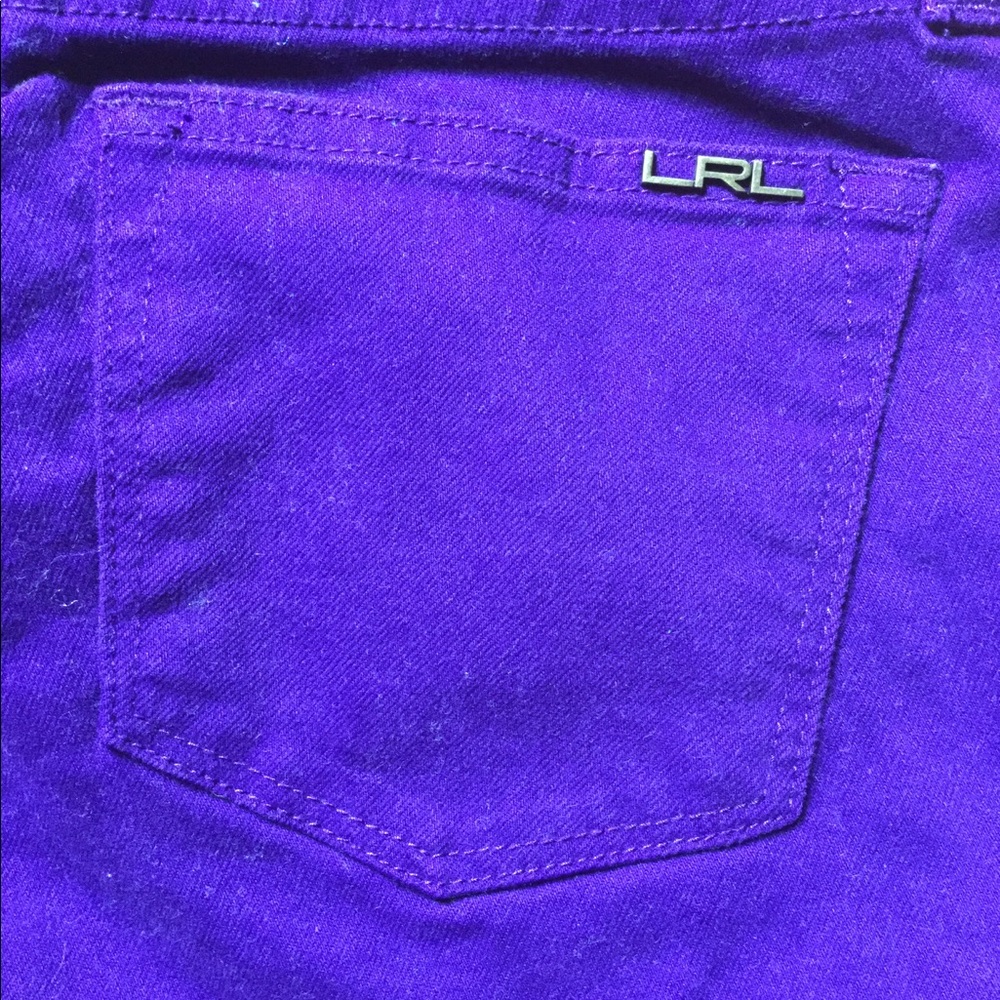 Lauren Ralph Lauren Women’s PURPLE Skinny Jeans❤️